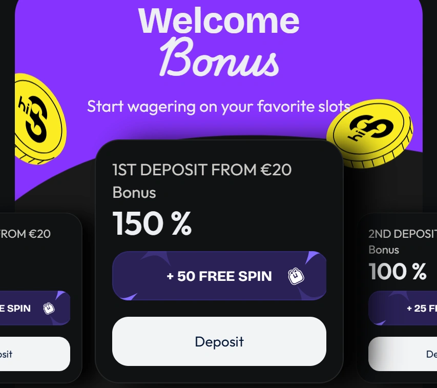 HiSpin Casino Banner Mobile