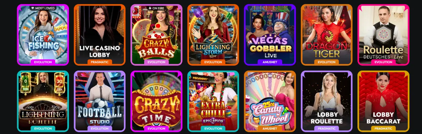 hispin casino live