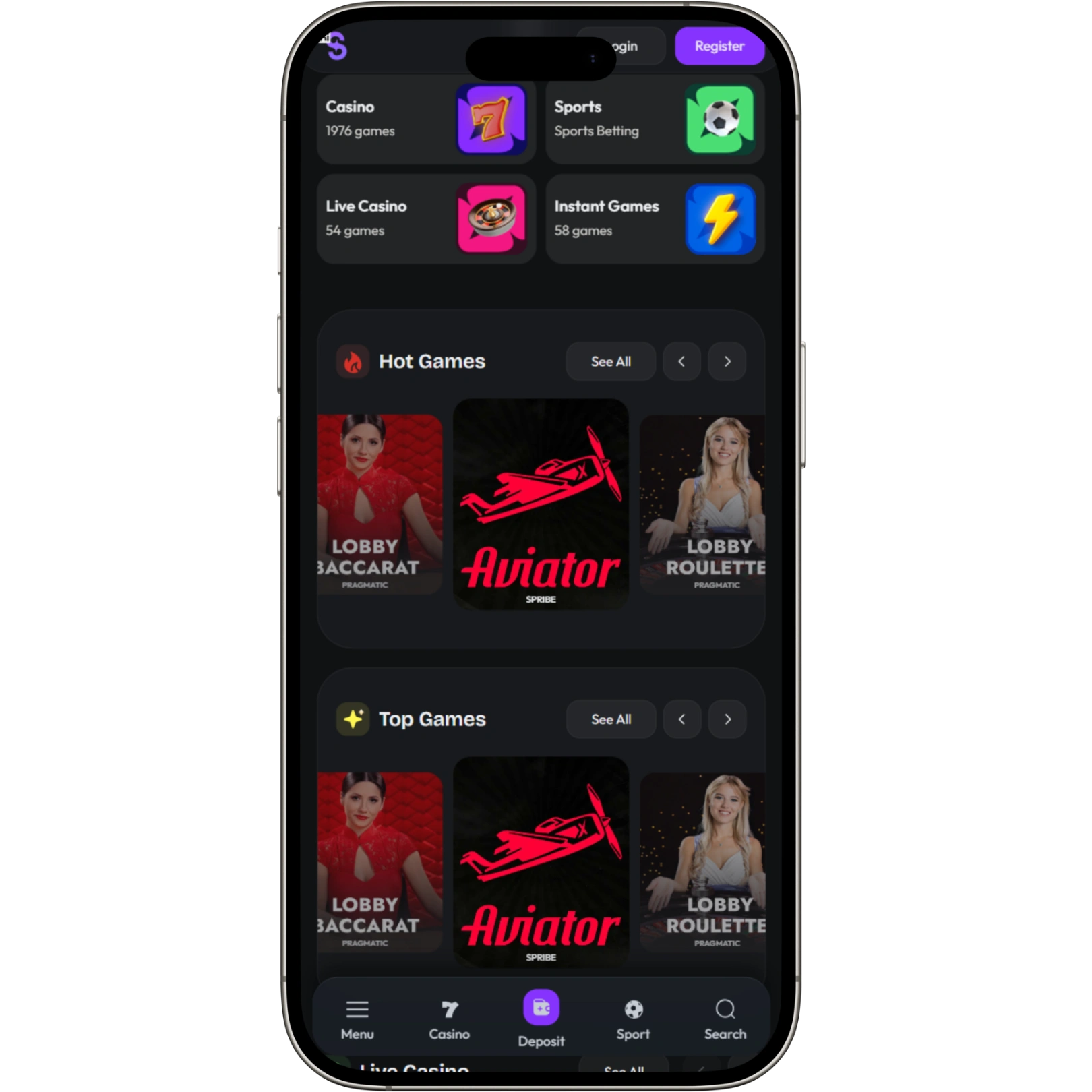 HiSpin Mobile Experience